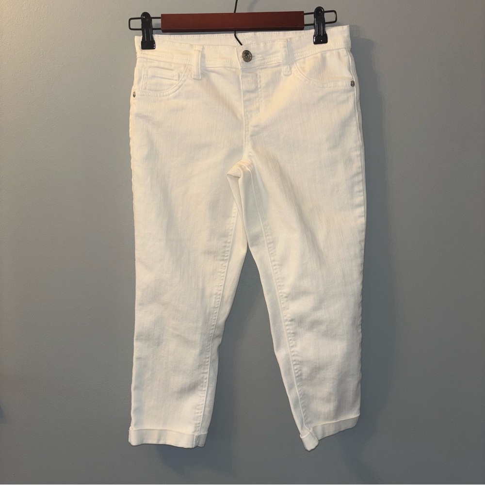 Girls Justice White Capri Jeans - Size 14R